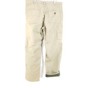 Coleman Mens Size 38/32 Khaki Fleece-Lined Cargo Pants